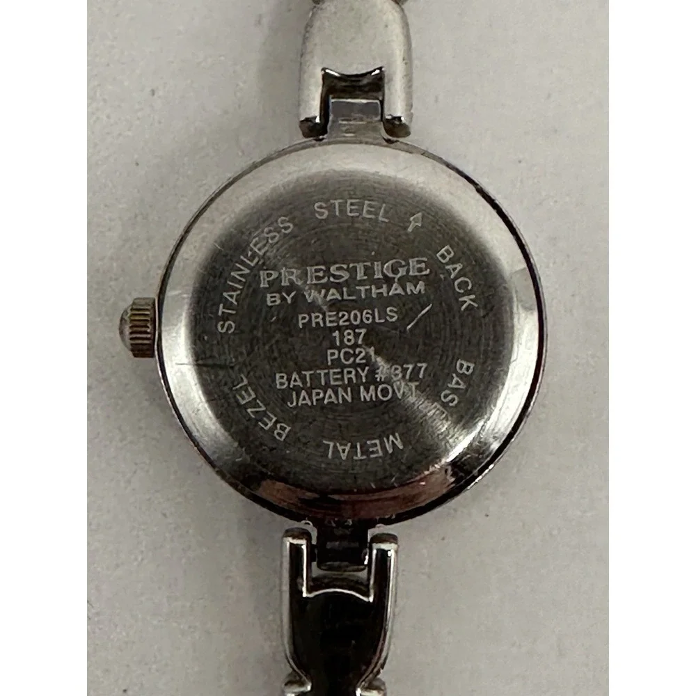 Prestige By Waltham PRE206LS‎ Ladies Watch New Battery 22MM 7.5